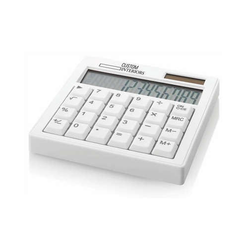 Additional Image 1 - a white calculator with a white background