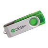 View Image 2 of 5 of 4gb Translucent Twister Flashdrive