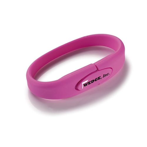 Additional Image 1 - a pink wristband on a white background