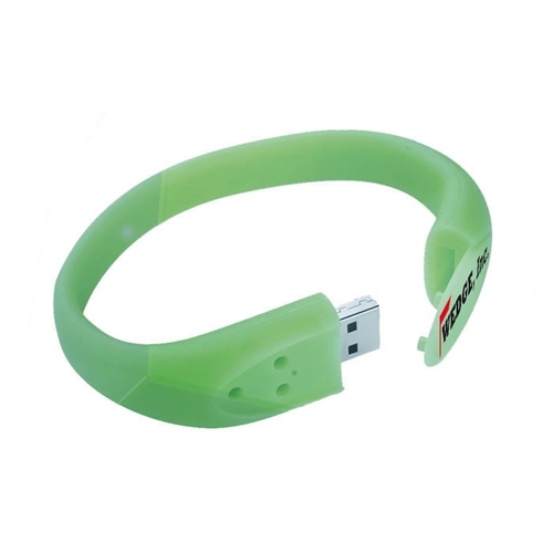 Additional Image 4 - a green bracelet with a broken piece