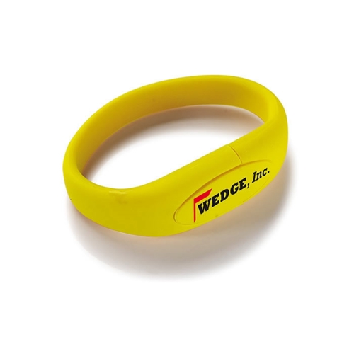 Additional Image 3 - a yellow wristband on a white background