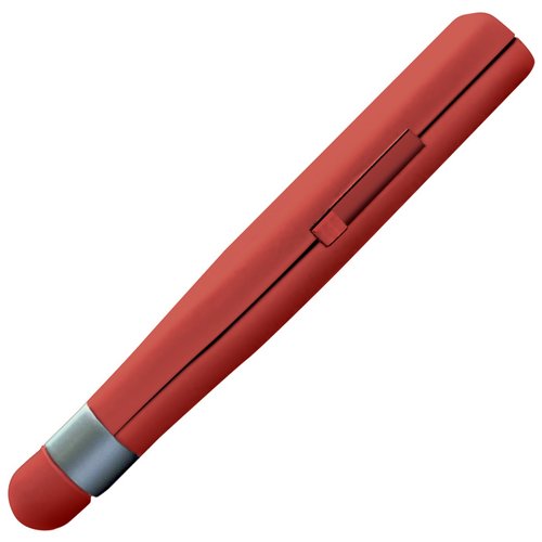Additional Image 1 - a red pencil with a silver tip