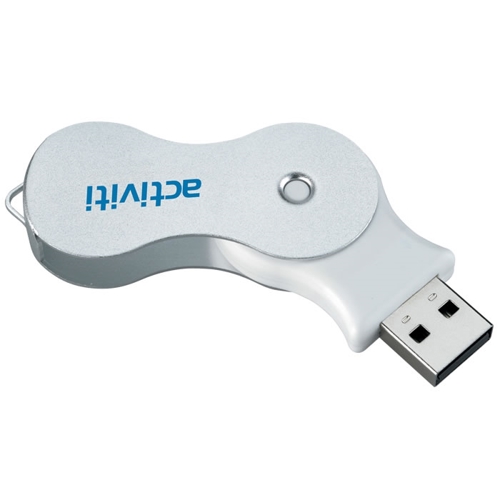 Additional Image 4 - a white usb flash drive