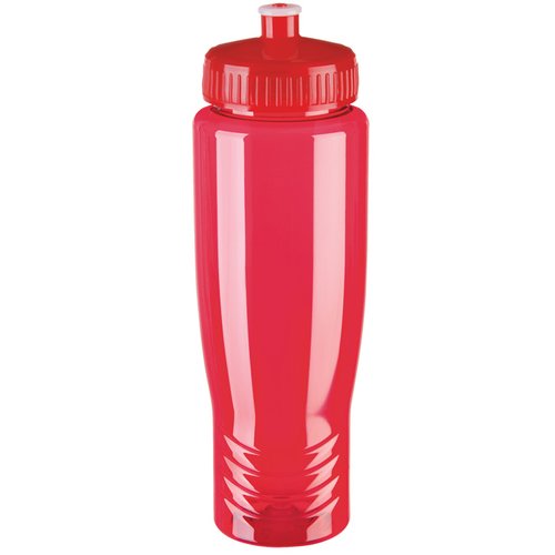 Additional Image 3 - a red plastic bottle with a lid