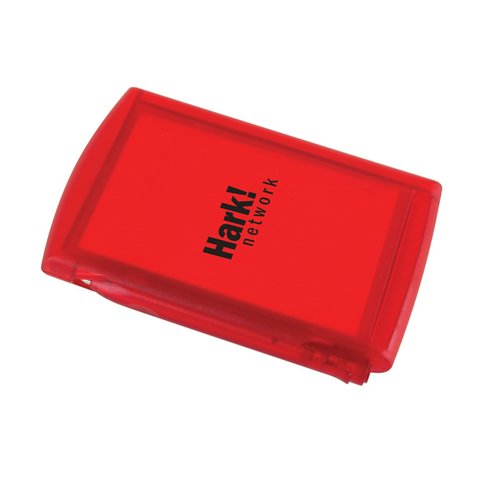 Additional Image 3 - a red rectangular object with a black logo