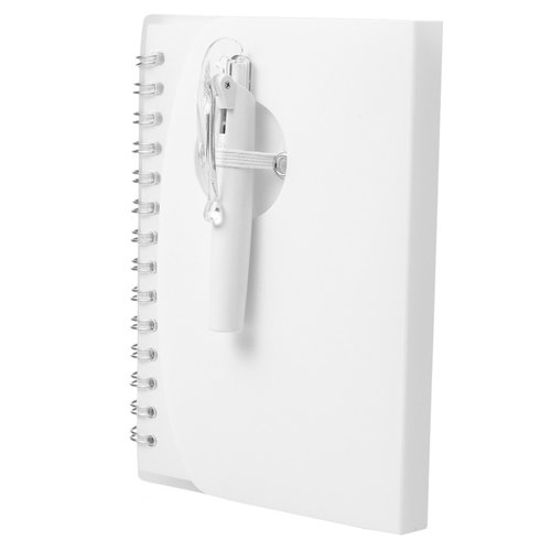 Additional Image 3 - a white notebook with a key on it