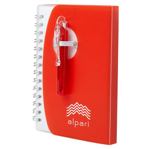 Additional Image 4 - a red notebook with a white handle