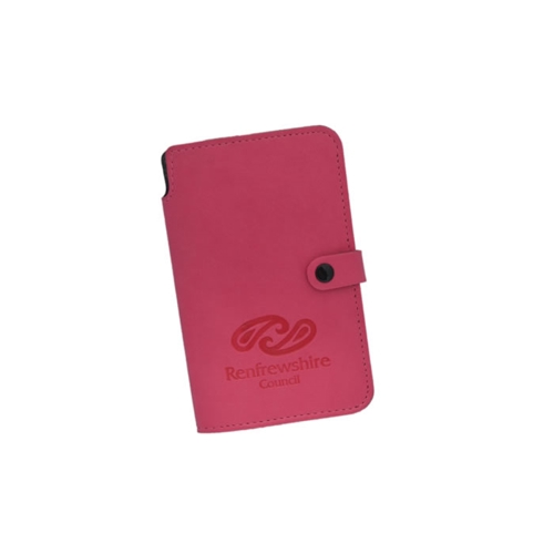 Additional Image 4 - a red wallet with a button