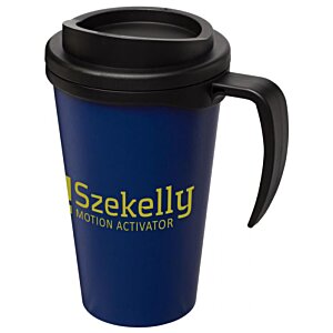 Additional Image 3 - a blue and black coffee mug