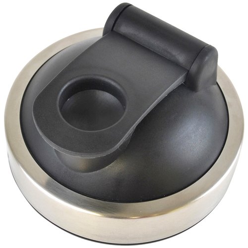 Additional Image 3 - a black and silver round object with a black handle