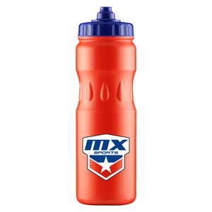 Additional Image 3 - a red plastic water bottle