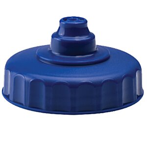Additional Image 8 - a blue plastic cap with a round top