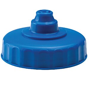 Additional Image 13 - a blue plastic cap with a round top