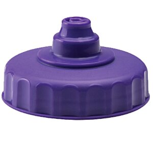 Additional Image 15 - a purple plastic cap with a round top