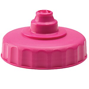 Additional Image 16 - a pink plastic cap with a round top