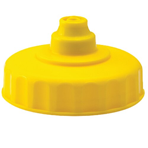 Additional Image 11 - a yellow plastic cap with a round top
