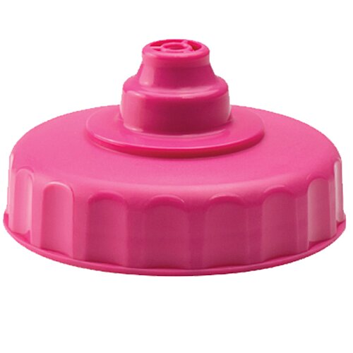 Additional Image 16 - a pink plastic cap with a round top