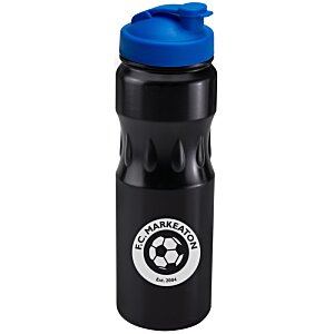 Additional Image 5 - a black and blue water bottle