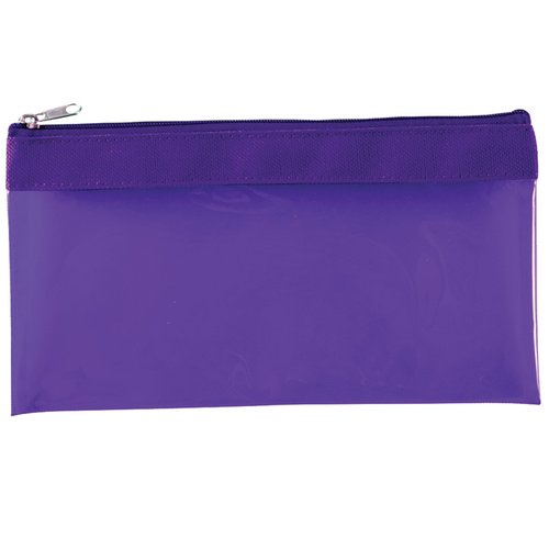 Additional Image 2 - a purple zipper pouch on a white background