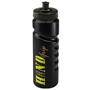 Additional Image 8 - a black water bottle with yellow text