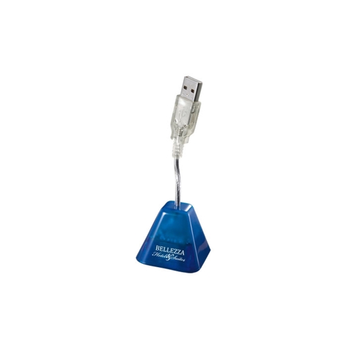 Additional Image 1 - a blue and silver toilet brush
