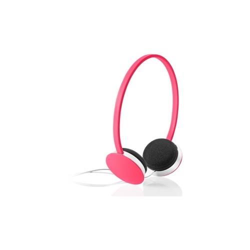 Additional Image 3 - a pair of pink and black headphones