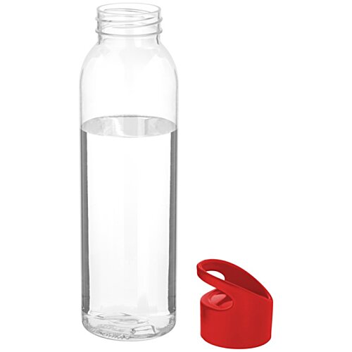 Additional Image 3 - a clear bottle with a red cap