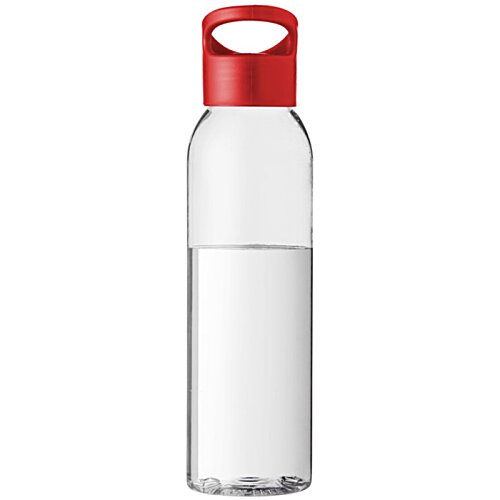 Additional Image 1 - a clear bottle with a red cap