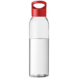 Additional Image 1 - a clear bottle with a red cap