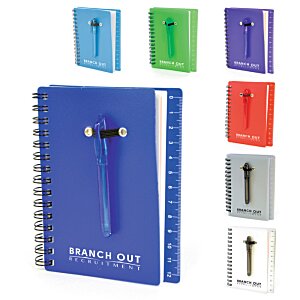Additional Image 3 - a blue notebook with a pen in it
