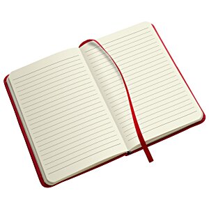 Additional Image 1 - a white notebook with red band