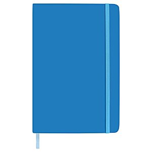 Additional Image 3 - a blue notebook with a white stripe