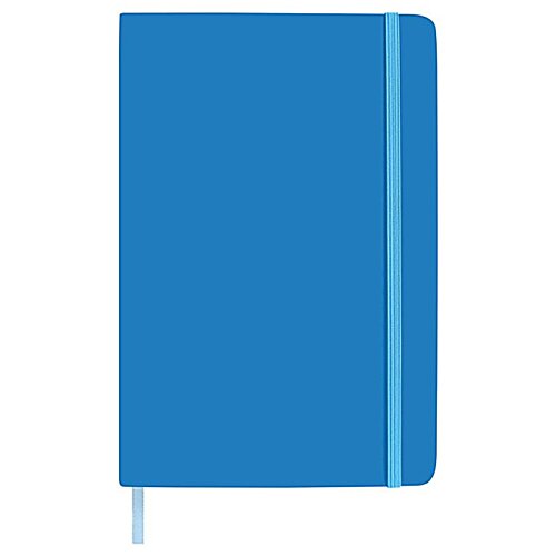 Additional Image 3 - a blue notebook with a white stripe