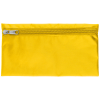 a yellow zipper bag