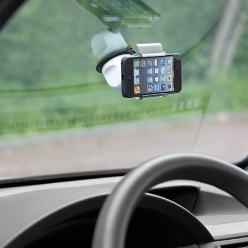 Additional Image 2 - a car dashboard with a rear view mirror