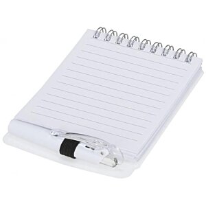 Additional Image 2 - a white spiral notebook with a black marker