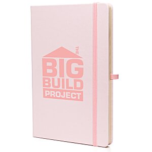 Additional Image 8 - a pink notebook with a red logo