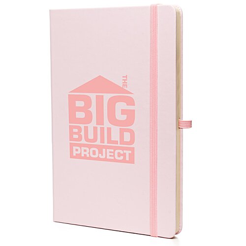 Additional Image 8 - a pink notebook with a red logo