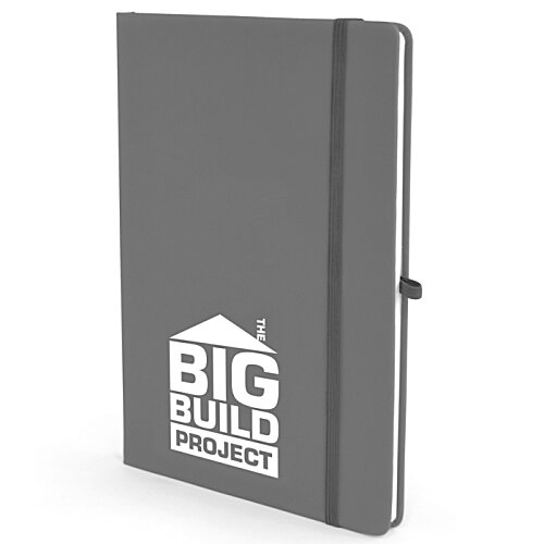 Additional Image 5 - a grey notebook with a logo