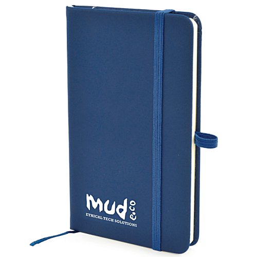 Additional Image 3 - a blue notebook with a strap