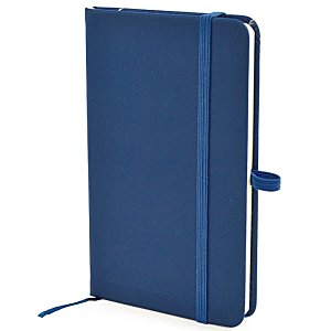 Additional Image 1 - a blue notebook with a strap
