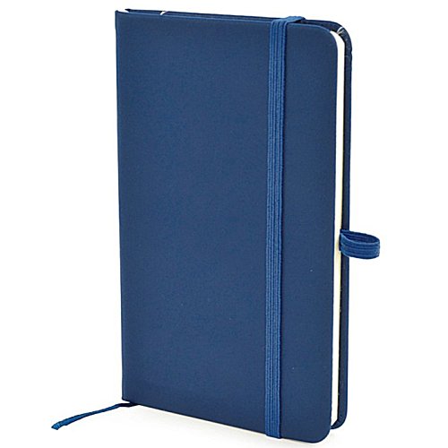 Additional Image 1 - a blue notebook with a strap