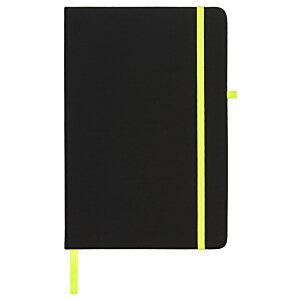 Additional Image 1 - a black notebook with yellow band