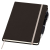 Additional Thumbnail Image 9 - a black notebook with a silver band