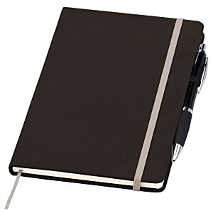 Additional Image 9 - a black notebook with a silver band