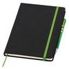 View Image 2 of 7 of Noir Notebook with Linear Pen - A5