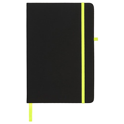 Additional Image 2 - a black notebook with yellow band