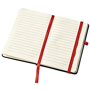 Additional Image 3 - a white notebook with red band
