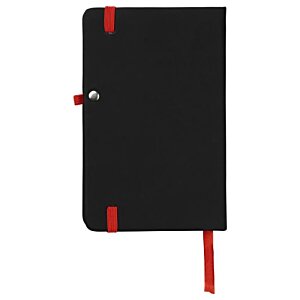 Additional Image 2 - a black notebook with red tape