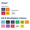 View Image 2 of 6 of Pulse Sports Bottle - Domed Lid - Mix & Match